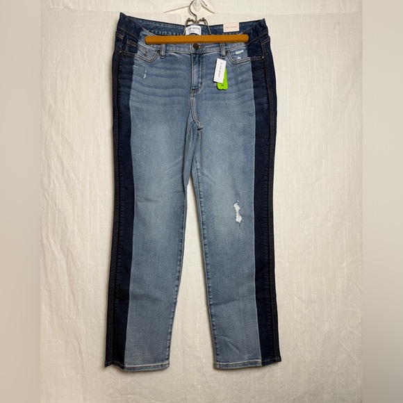 Lane Bryant Denim - Signature Fit Body Icon Straight Jean - Two-Tone 18